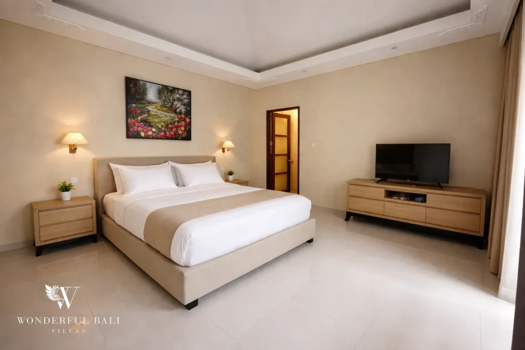 Second ensuite bedroom in a four-bedroom family villa, Bumbak, Umalas