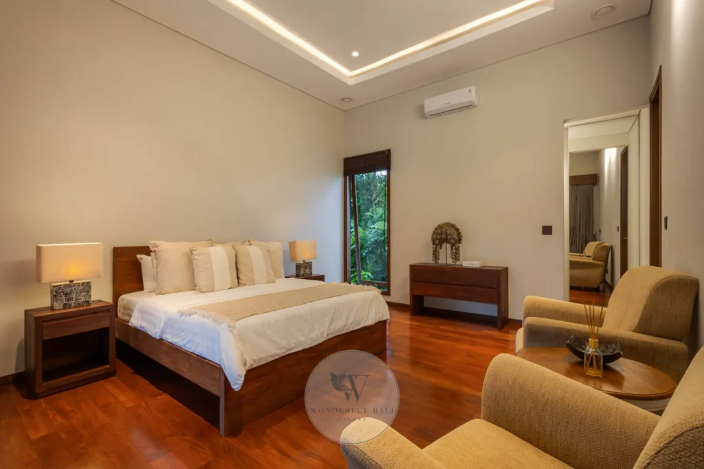 Fourth ensuite bedroom, Canggu six-bedroom villa