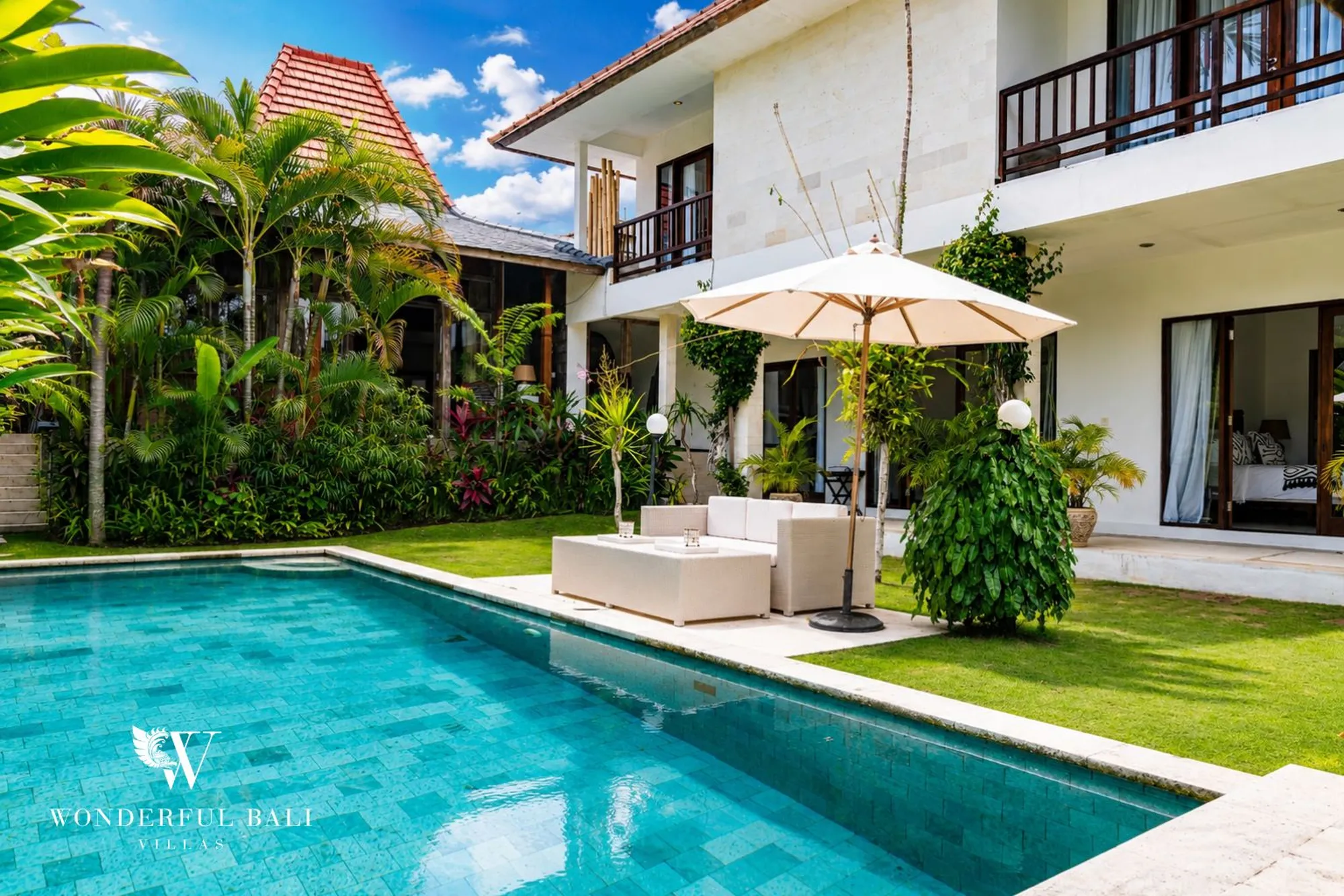 Private-pool villa in Bali available for monthly rental