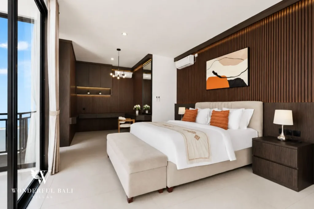 monthly villa rental pererenan — ensuite bedroom