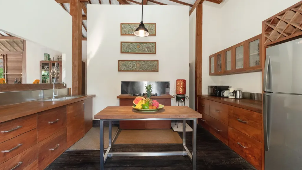 Fully equipped kitchen at Villa Desa Roro Dua, Berawa
