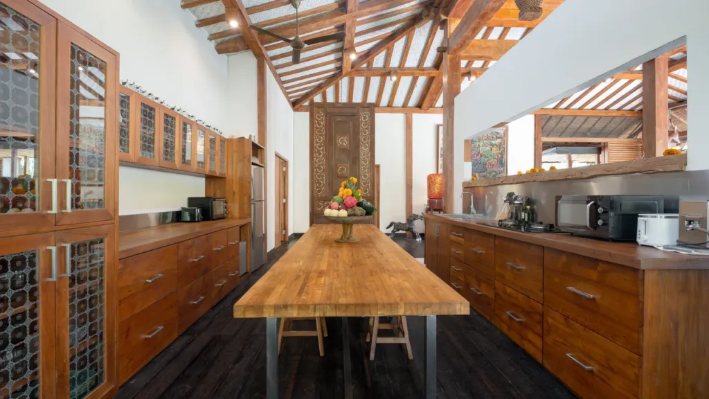 Kitchen at Villa Desa Roro, Berawa
