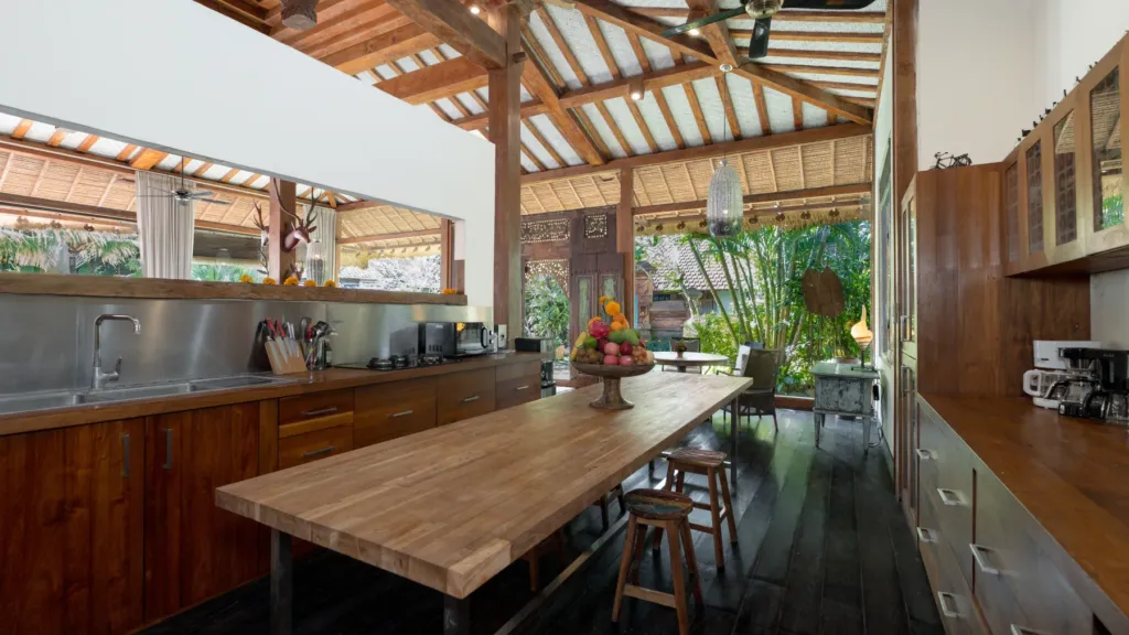 Kitchen at Villa Desa Roro, Berawa