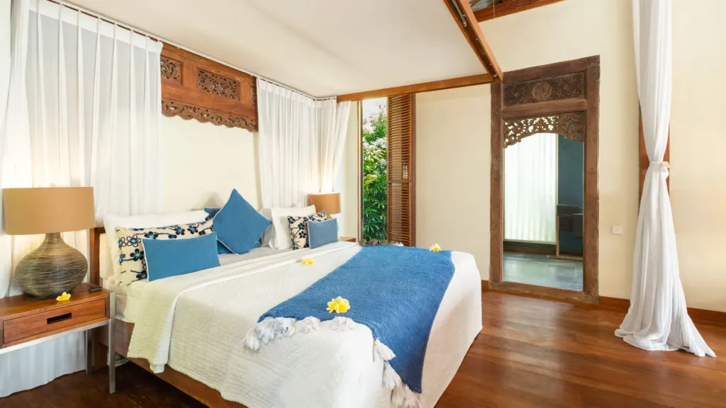Bedroom 1 at Villa Desa Roro, Berawa