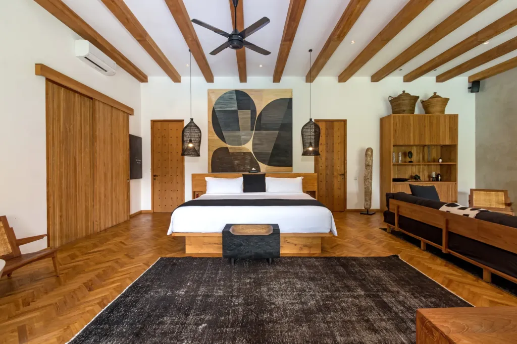 Master suite at Villa Wolfe, Seminyak