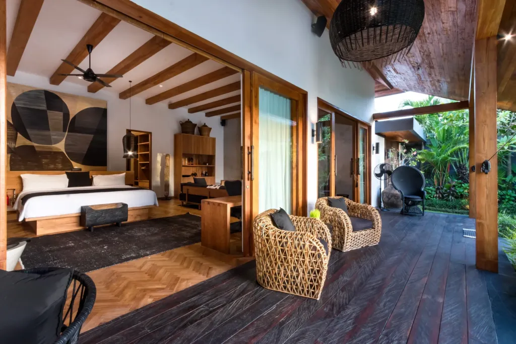Master suite at Villa Wolfe, Seminyak