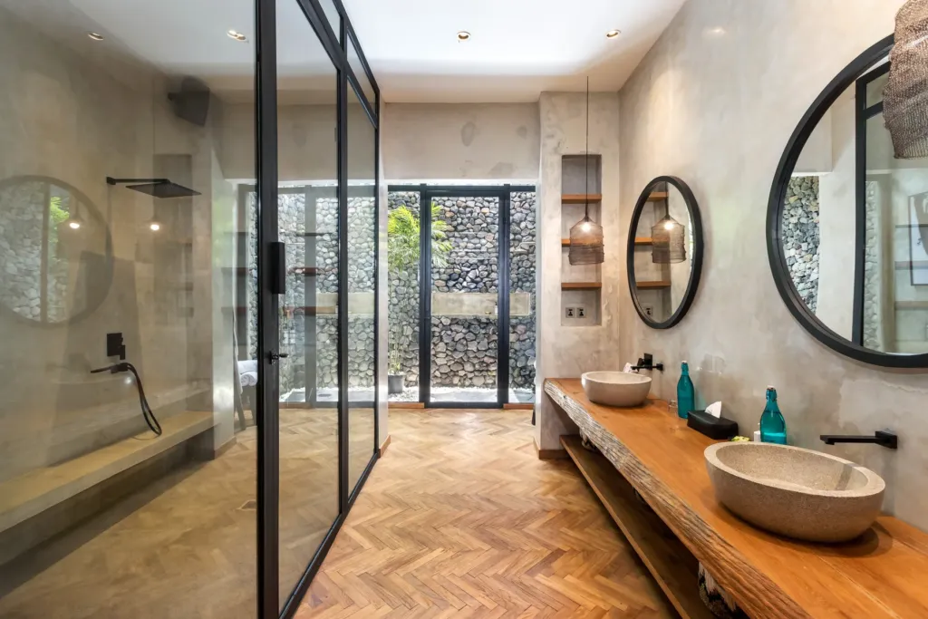 Master suite at Villa Wolfe, Seminyak