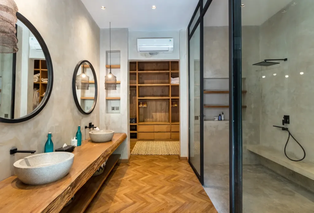 Master suite at Villa Wolfe, Seminyak