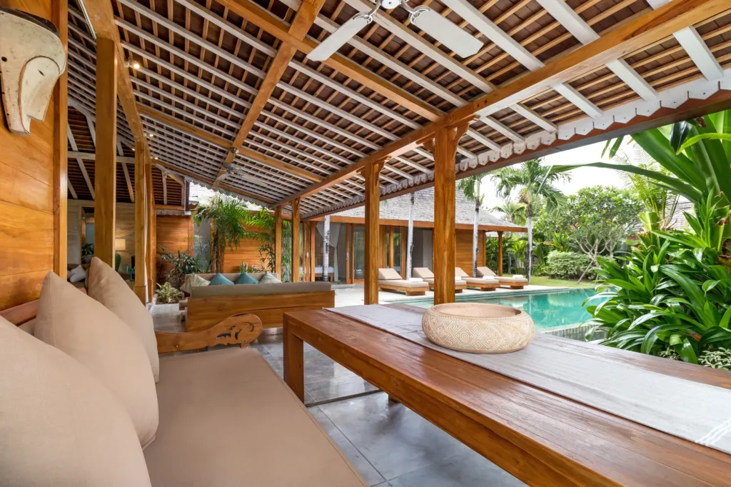 Little Mannao, Kerobokan — living room, lounge at Little Mannao, a private villa