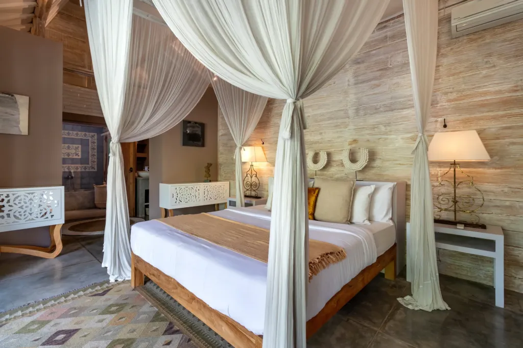Little Mannao, Kerobokan — bedroom, little Mannao, a private villa