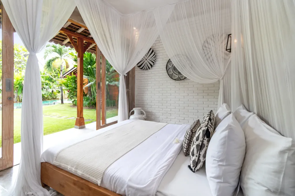 Little Mannao, Kerobokan — bedroom, little Mannao, a private villa