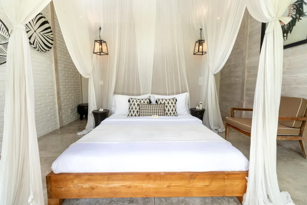 Little Mannao, Kerobokan — bedroom, little Mannao, a private villa