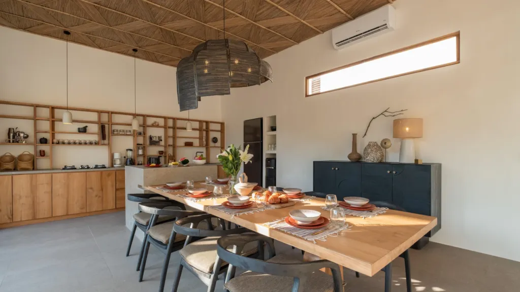 Villa Chagall — dining area in Canggu, Bali
