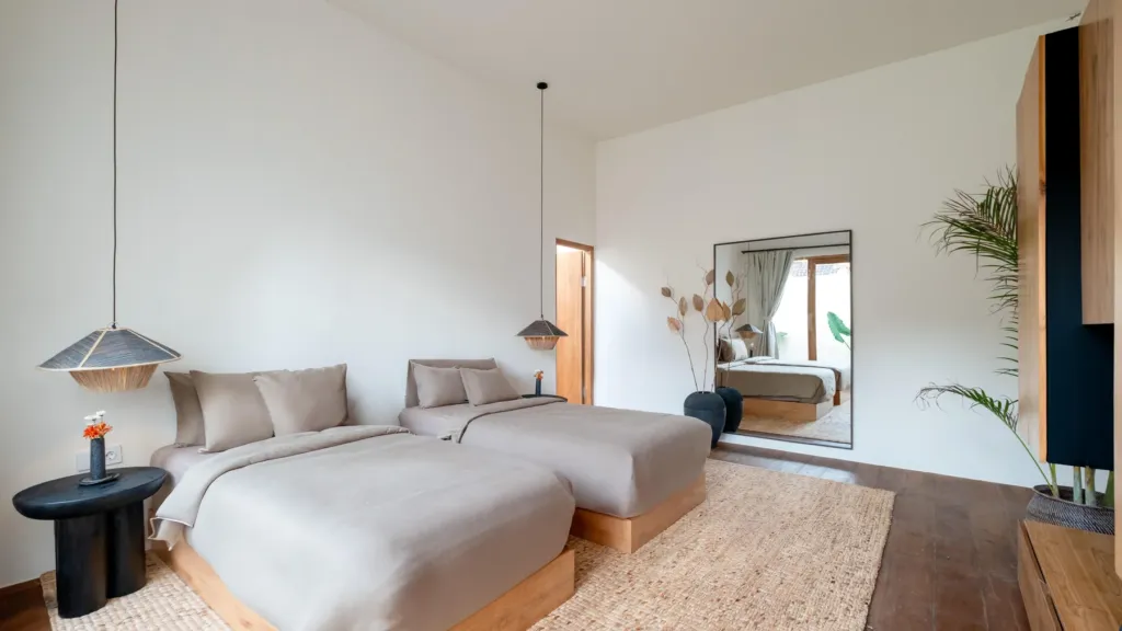 Villa Chagall — bedroom four (twin) in Canggu, Bali