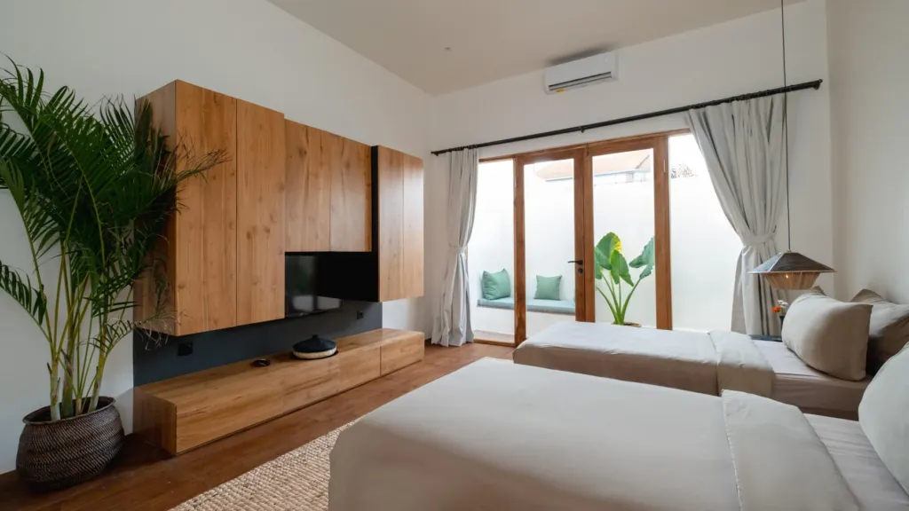 Villa Chagall — bedroom four (twin) in Canggu, Bali