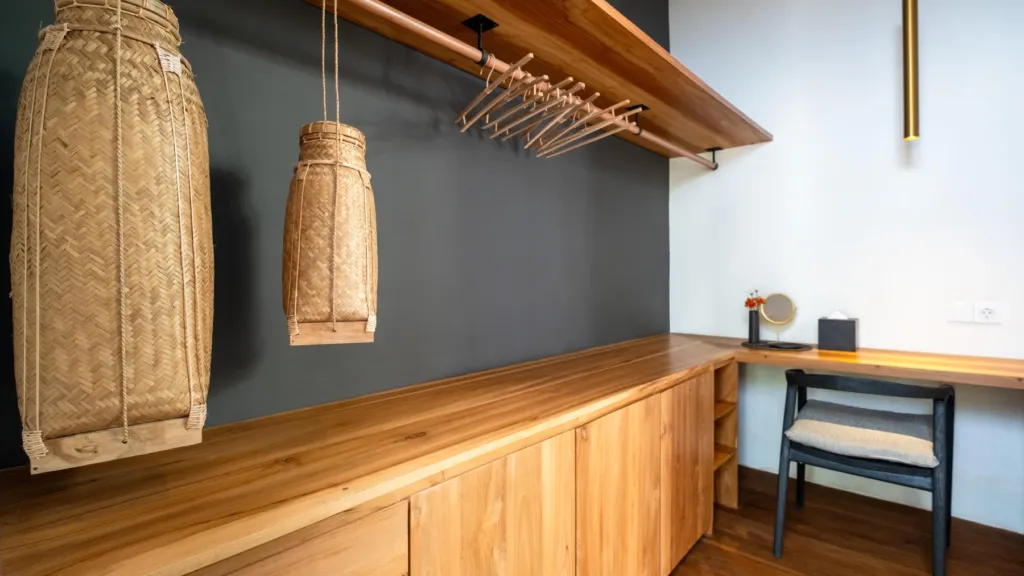 Villa Chagall — wardrobe & workspace in Canggu, Bali