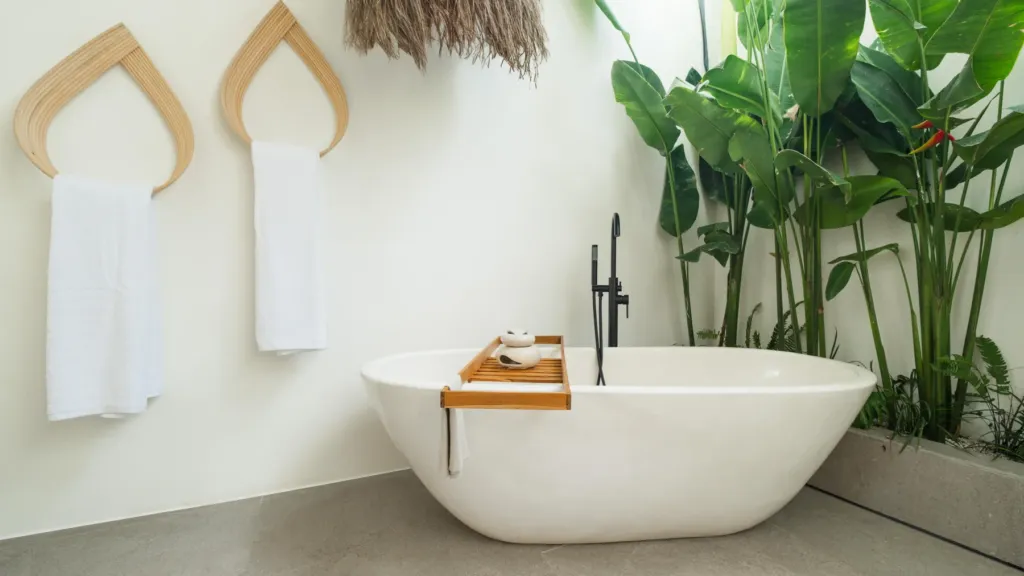 Villa Chagall — ensuite bathroom in Canggu, Bali