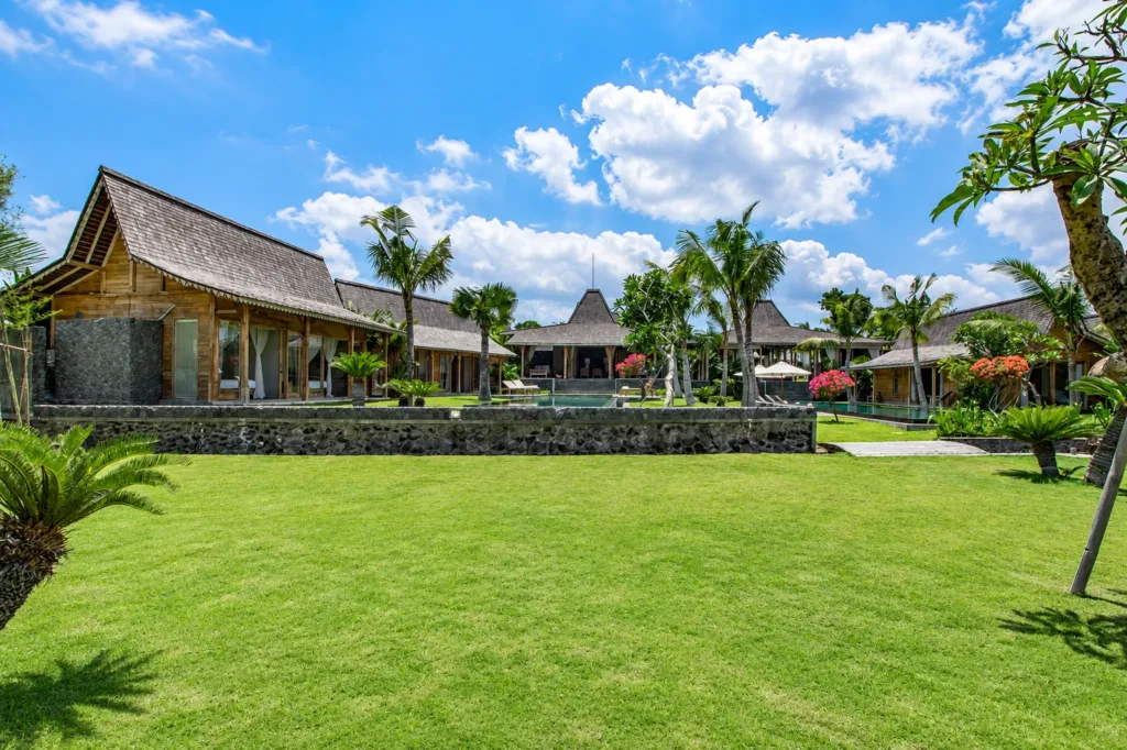 Garden at Villa Mannao, a private villa in Kerobokan, Bali