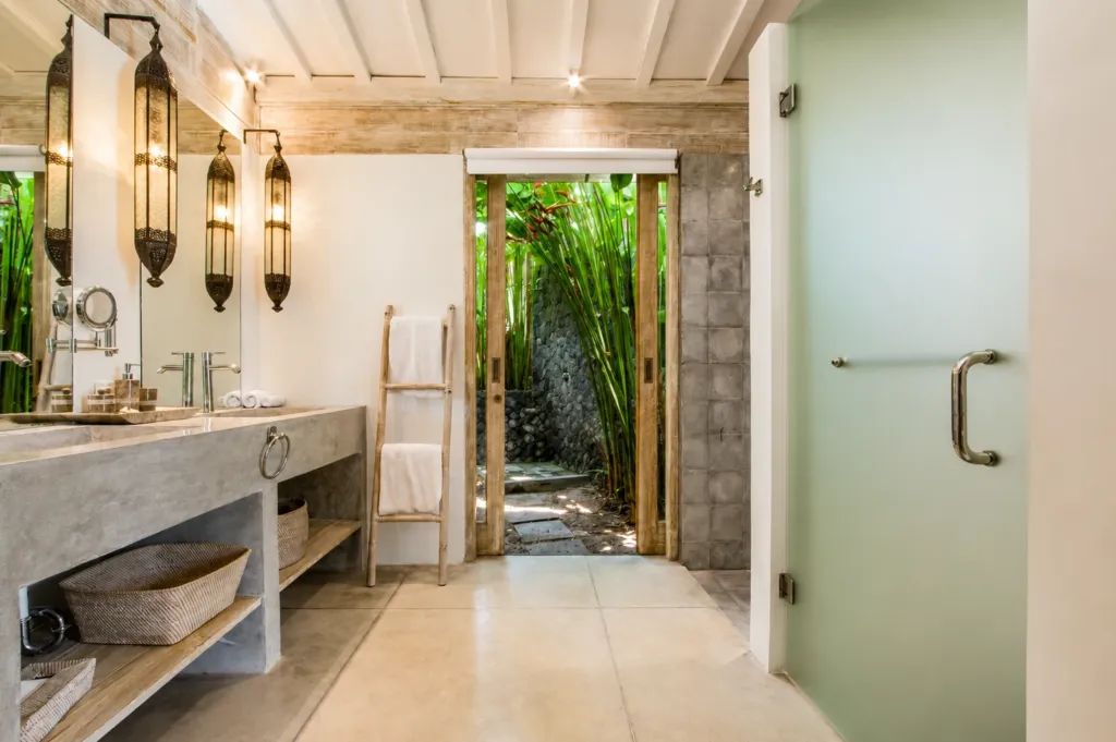 Bedroom 5 bathroom at Villa Mannao, a private villa in Kerobokan, Bali