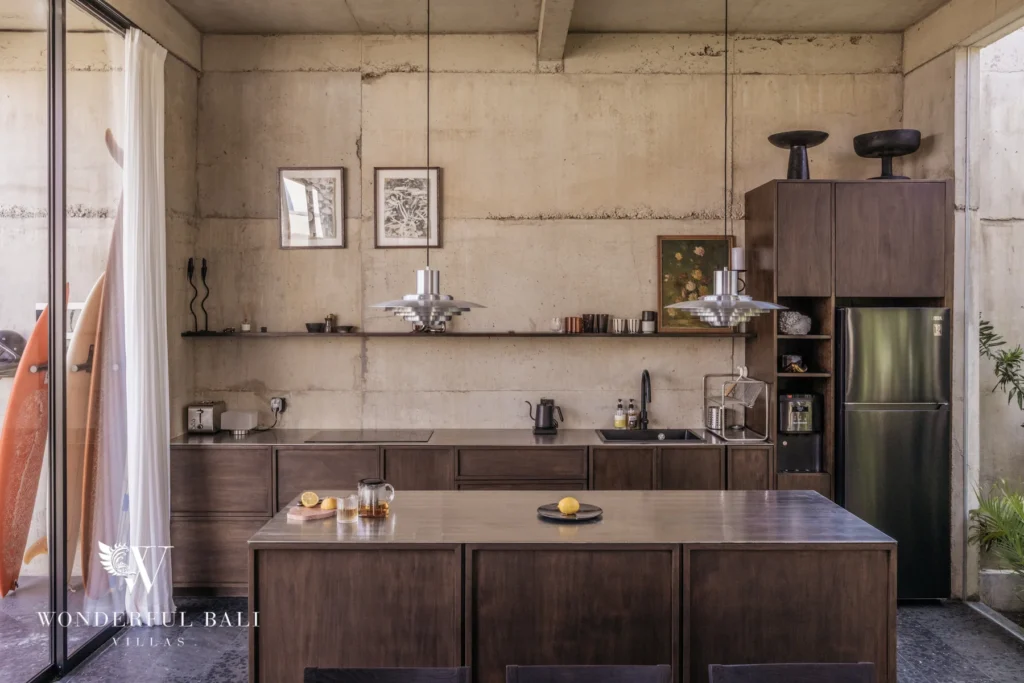 2BR Modern Industrial Villa with Private Pool & Skylight in Seseh photo 5