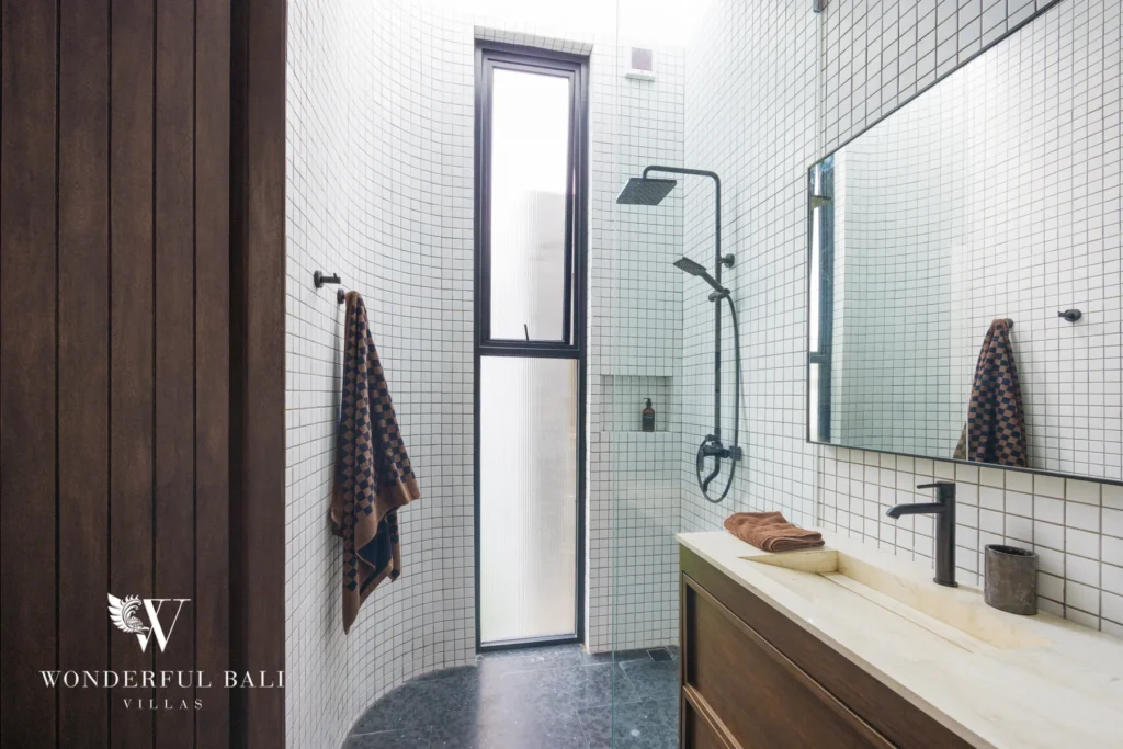 2BR Modern Industrial Villa with Private Pool & Skylight in Seseh photo 11