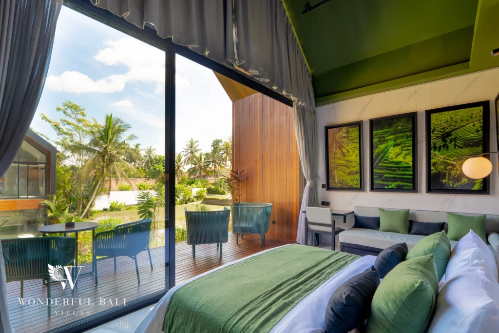 1BR Loft Villa with Rice Field Views & Shared Pool in Ubud photo 7