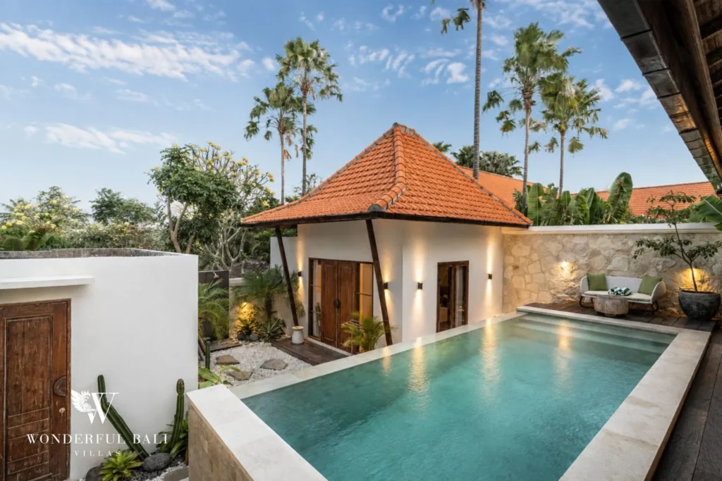 3BR tropical villa in Pererenan — private pool and tropical garden