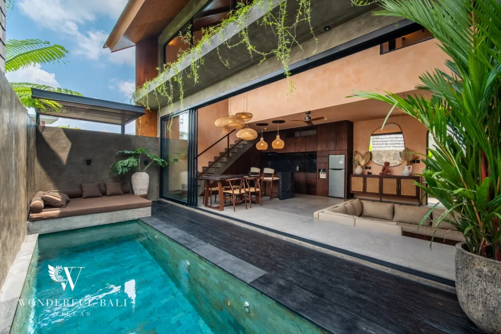 1BR Mediterranean Loft with Private Pool & Workspace in Pererenan photo 1