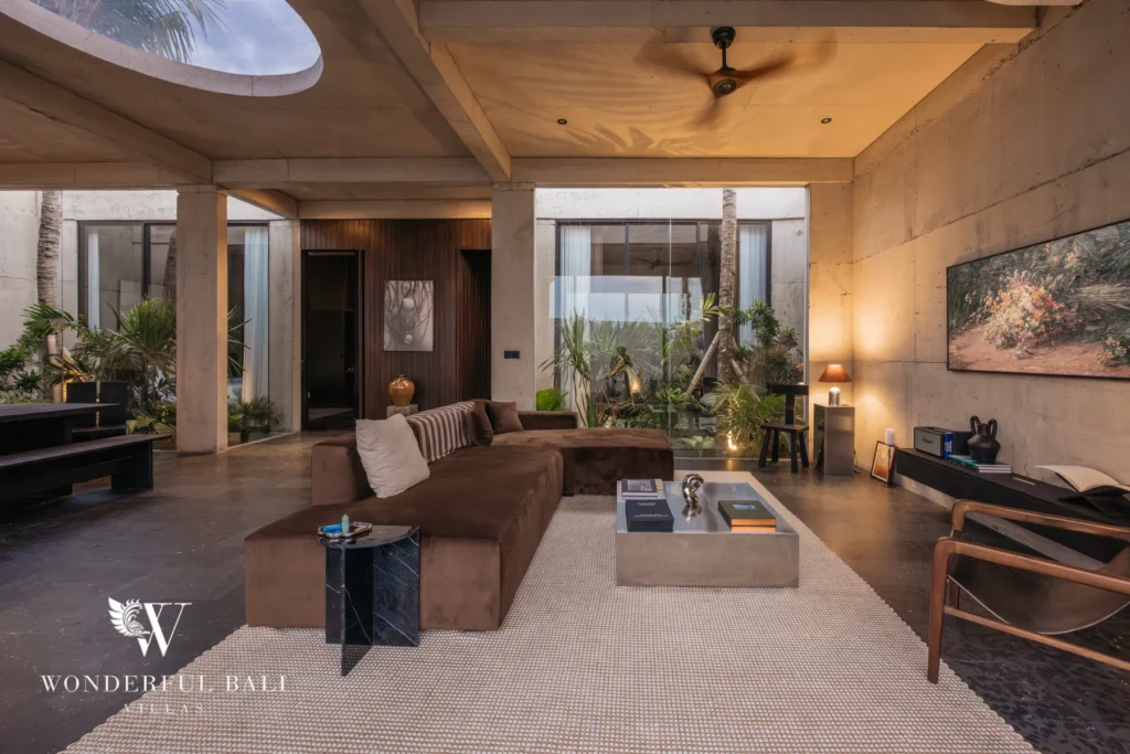 2BR Modern Industrial Villa with Private Pool & Skylight in Seseh photo 4