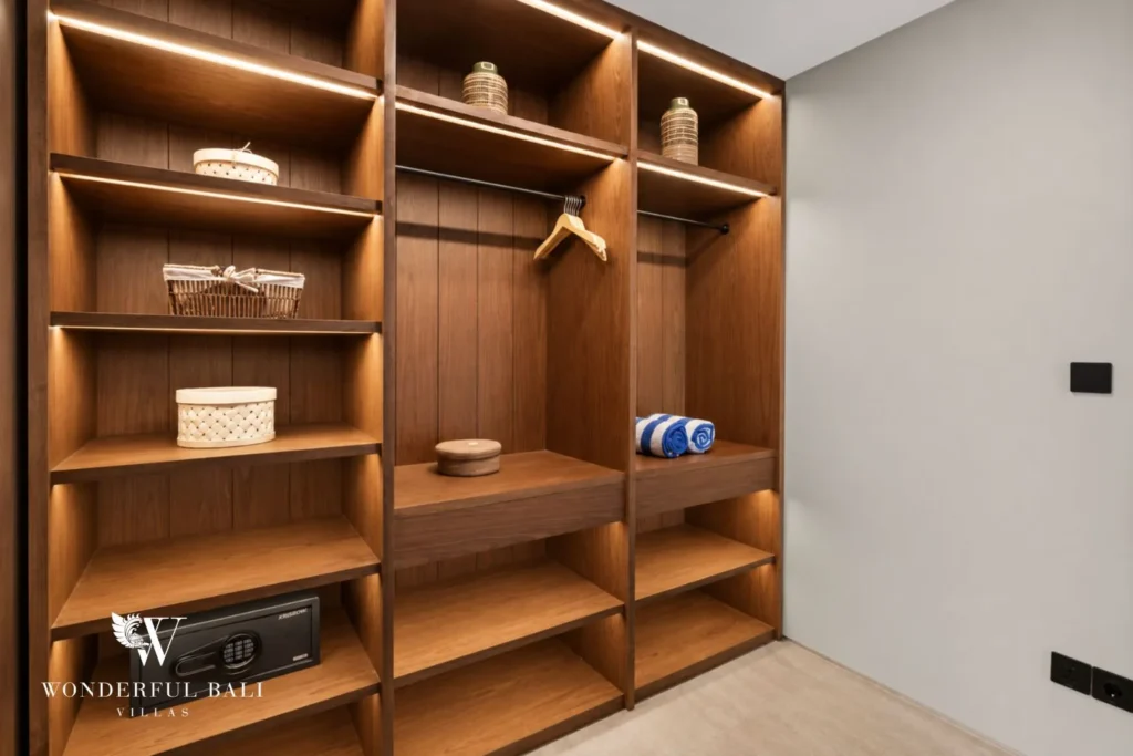 4BR resort villa in Jimbaran — walk in closet