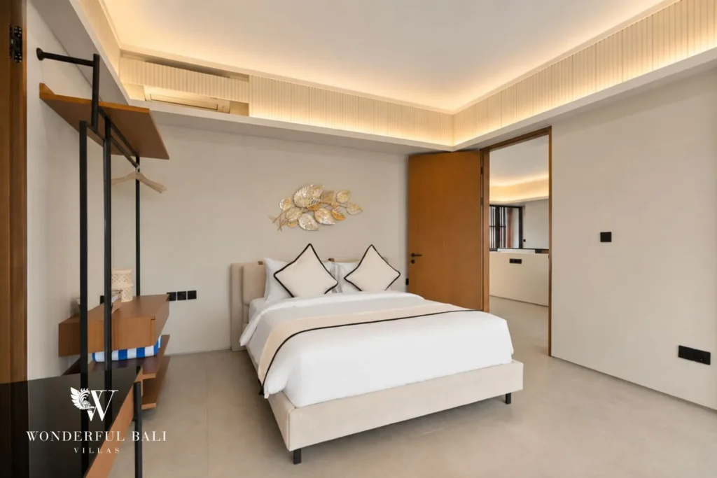 4BR resort villa in Jimbaran — bedroom opening to terrace