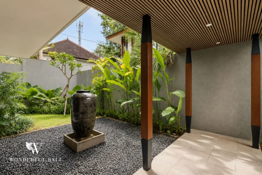 4BR resort villa in Jimbaran — tropical garden pathway