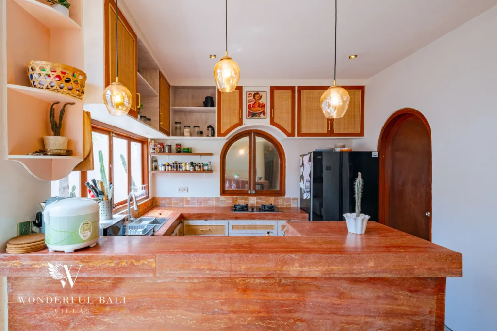4BR villa for rent in Padonan, Canggu — kitchen