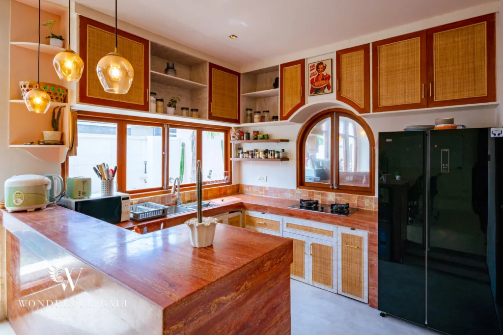 4BR villa for rent in Padonan, Canggu — kitchen view