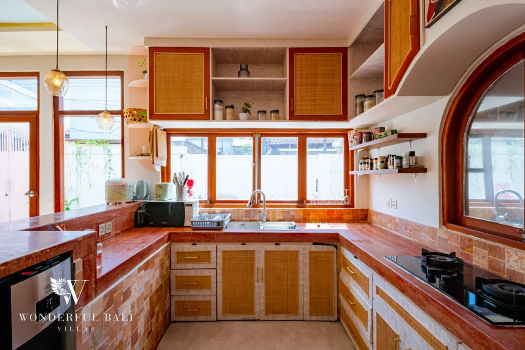 4BR villa for rent in Padonan, Canggu — kitchen detail