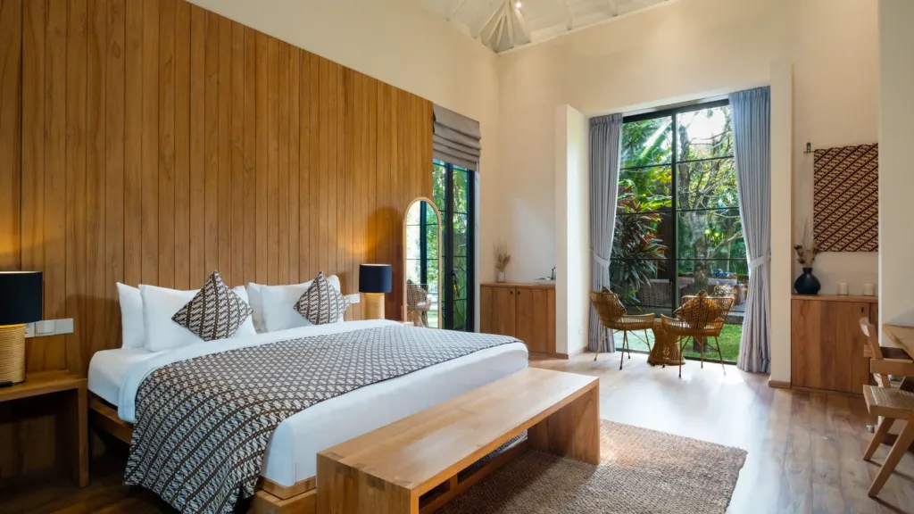 Bedroom five third angle at M Villa 318, a 5-bedroom private-pool villa a short walk from Batu Bolong Beach in Canggu, Bali