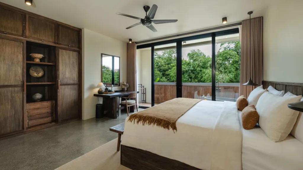 Bedroom 1 at Villa Jaxé, a 5-bedroom private-pool villa in Bingin, Bali