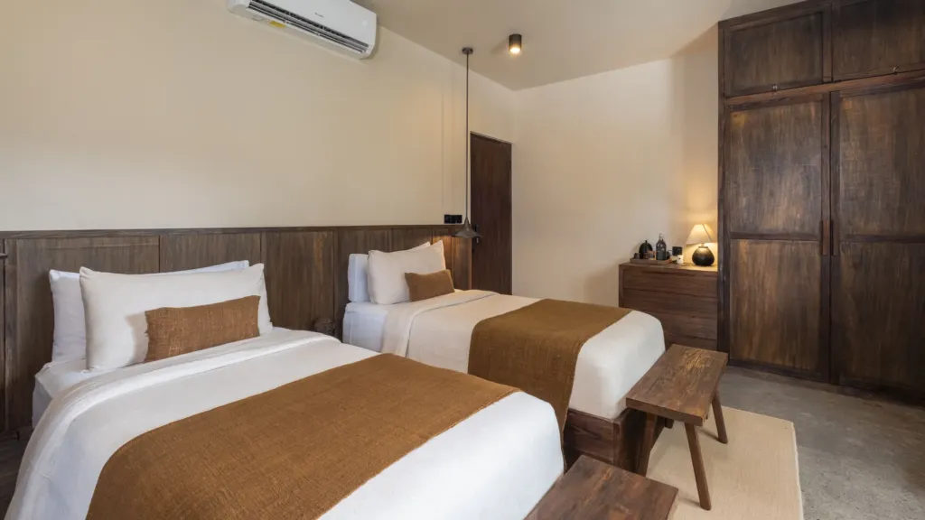 Bedroom 4 at Villa Jaxé, a 5-bedroom private-pool villa in Bingin, Bali