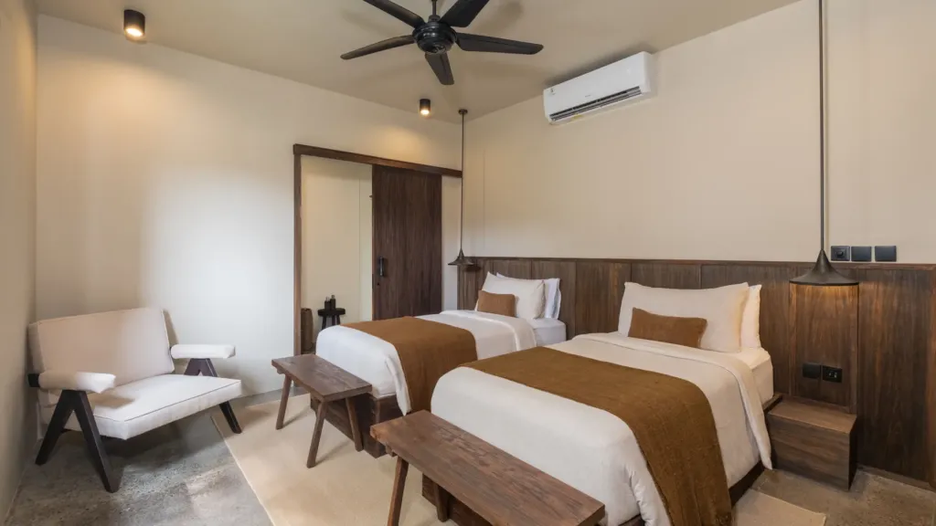 Bedroom 4 at Villa Jaxé, a 5-bedroom private-pool villa in Bingin, Bali