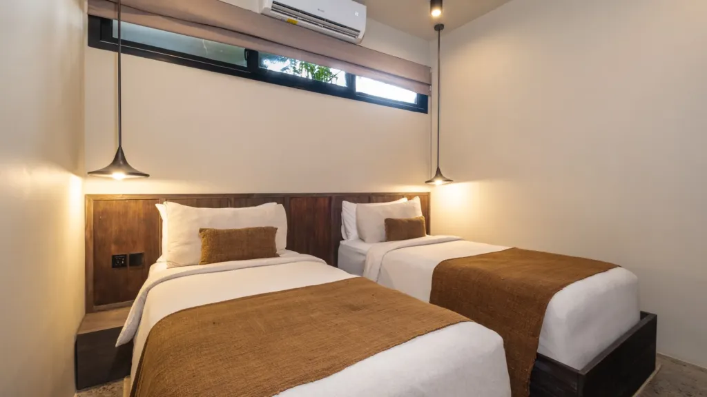 Bedroom 5, ground floor at Villa Jaxé, a 5-bedroom private-pool villa in Bingin, Bali