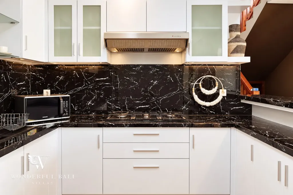3BR villa Berawa, Canggu — fully equipped kitchen