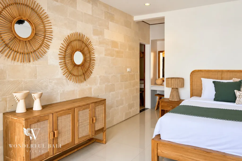 3BR villa Berawa, Canggu — bedroom details