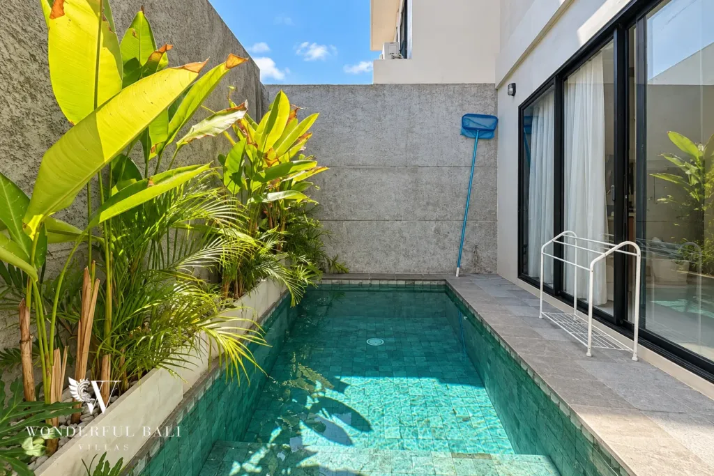 2BR villa for sale in Sanur — private pool and tropical garden