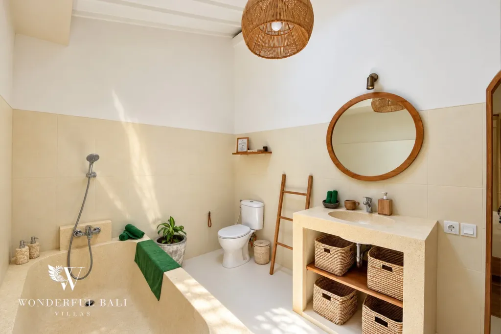 2BR villa Berawa, Canggu — bathroom vanity