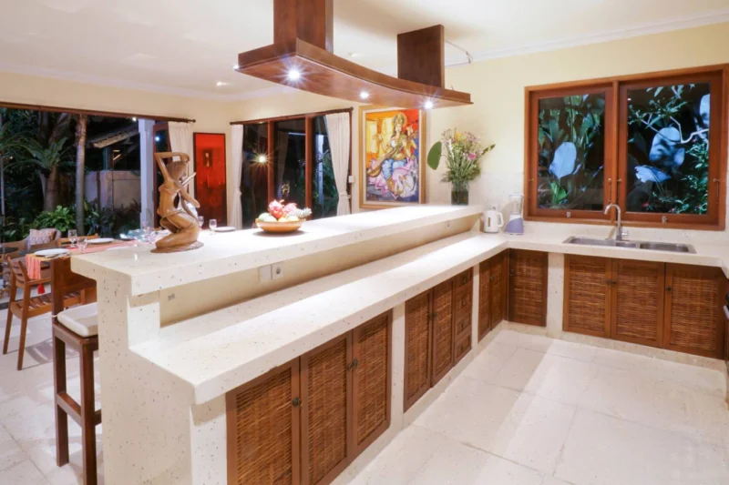 fully equipped kitchen with everything one might need